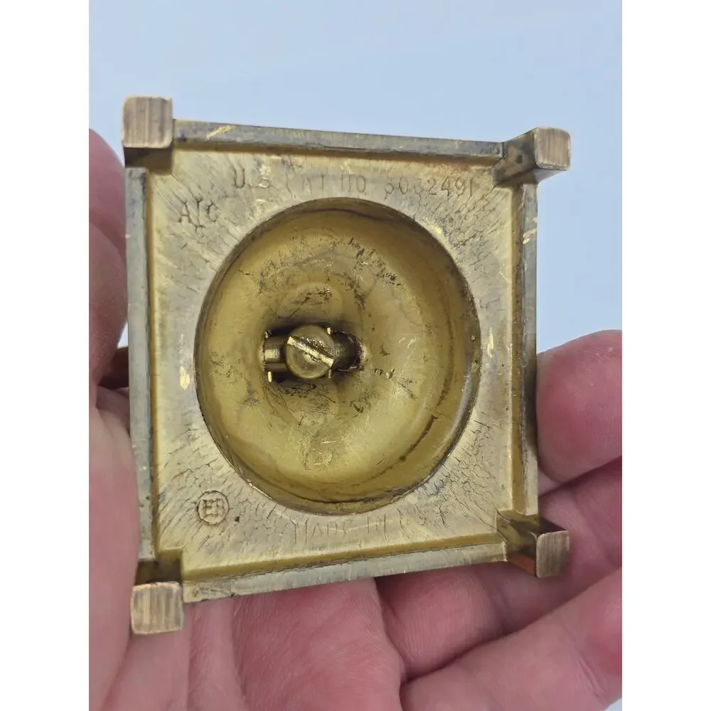 Solid brass Yoke Pocket Watch holder Harp Shaped Holds most sizes